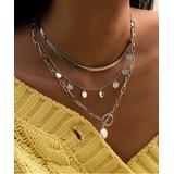 Street Region Women's Necklaces Silver - Imitation Pearl & Silvertone Toggle Pendant Necklace Set
