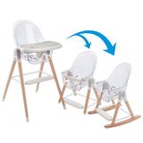 Primo Vista 3-in-1 Convertible High Chair, Toddler Chair, & Rocking Chair (Clear) - Primo Baby PRI-470