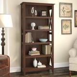 Sand & Stable™ Veda 66" H x 32" W Standard Bookcase Wood in Brown, Size 66.0 H x 32.0 W x 12.64 D in | Wayfair 29D4B60255534740AFA0C4DDB57279A1