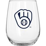Milwaukee Brewers 16oz. Gameday Curved Beverage Glass
