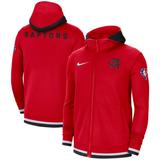 Men's Nike Red Toronto Raptors 75th Anniversary Performance Showtime Full-Zip Hoodie Jacket