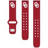 "Crimson Oklahoma Sooners 22mm Samsung Silicone Watch Band"