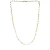 Effy® Freshwater Pearl And Gold Bead Necklace In 14K Yellow Gold, 16 In