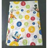 Disney Bedding | Disney Sheet Twin Flat Unisex Mickey Mouse Friends | Color: White/Yellow | Size: Twin