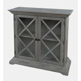 Carrington Contemporary Wire Brushed Two Door Accent Cabinet - Jofran 2015-38