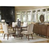 Tommy Bahama Home Island Fusion 5 Piece Dining Set Wood/Upholstered Chairs in Brown, Size 30.0 H in | Wayfair