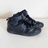 Nike Shoes | Nike Court Borough Mid 2 All Black Sneakers Cd7782 | Color: Black | Size: 4b