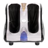 Inbox Zero Foot & Calf Heated Massage Chair Electric Shiatsu Kneading Machine in Gray, Size 15.9 H x 16.1 W x 16.5 D in | Wayfair