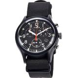 Mk1 Aluminum Chronograph Watch - Black - Timex Watches