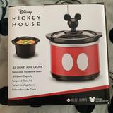 Disney Kitchen | Mickey Mouse Mini Crock Pot | Color: Black/Red | Size: Os