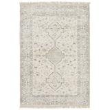 White Area Rug - Pasargad Malabar Oriental Hand-Loomed Beige Area Rug Polyester in White, Size 60.0 W x 0.23 D in | Wayfair PGD45304 5x8