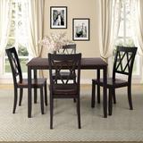 Red Barrel Studio® 4 - Person Dining Set Wood in Brown, Size 30.1 H in | Wayfair BC4910ABC34C4F45BFFFC7B7A9850B5A