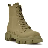 Nine West Clover 07 Women's Combat Boots, Size: 5, Green