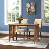 Kelly Clarkson Home Sloan Drop Leaf Trestle Dining Table Wood in Brown, Size 30.0 H in | Wayfair 44D0750F03054DB7A4FFC9D47D88A022