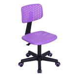 Inbox Zero Low Back Mesh Task Chair Wood/Upholstered/Mesh in Black/Brown/Indigo, Size 34.3 H x 15.9 W x 14.6 D in | Wayfair