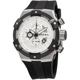 Supersportivo Chronograph Quartz White Dial Watch - Metallic - Brera Orologi Watches