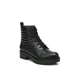 Wide Width Women's Stormy Water Resistant Combat Boot by LifeStride in Black (Size 9 1/2 W)
