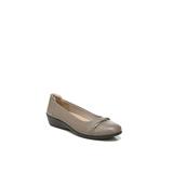 Women's Impact Wedge Flat by LifeStride in Taupe (Size 9 1/2 M)