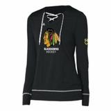 Adidas Sweaters | Adidas Chicago Blackhawks Skate Lace Crew Fleece - | Color: Black/Gray | Size: L
