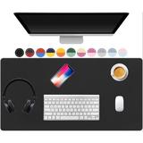 Inbox Zero Ardonia Dual Sided Desk Pad Metal in Black, Size 0.08 H x 32.0 W x 16.0 D in | Wayfair CD0F61F58EB44B8283AFD5417C8D47BD