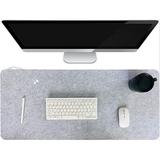 Inbox Zero Ardriana Felt Desk Pad Metal in Gray, Size 0.12 H x 40.0 W x 17.0 D in | Wayfair B54ABC45CBE84526805C5C1E31FFC38D