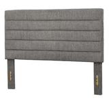 Mercury Row® McGuinness Queen Panel Headboard Upholstered/Polyester in Brown, Size 52.25 H x 67.0 W x 4.0 D in | Wayfair