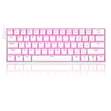 Redragon K630W Compact Mechanical Gaming Keyboard with Backlighting, White