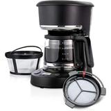 Love life 5 Cup Programmable 25 Oz. Mini, Brew Now Or Later, w/ Water Filtration & Nylon Reusable Filter, Coffee Maker in Black | Wayfair