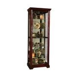 Pulaski Furniture Keepsakes Lighted Curio Cabinet Wood/Glass in Brown, Size 80.0 H x 30.0 W x 20.0 D in | Wayfair 20717