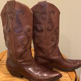 Nine West Shoes | Euc Nine West Cowboy Boots | Color: Brown | Size: 6