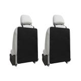 Trobo Gear Car Seat Covers Black - Black Seat Back Protector - Set of Two