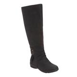 Women's The Indie Wide Calf Boot by Comfortview in Black (Size 8 1/2 M)