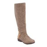 Women's The Indie Wide Calf Boot by Comfortview in Dark Taupe (Size 10 M)