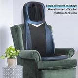 Inbox Zero Shiatsu Foot Massager Machine w/ Heat Electric Deep Kneading Massage Spa Gift in Blue, Size 24.0 H x 32.0 W x 24.0 D in | Wayfair