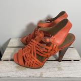 Jessica Simpson Shoes | Jessica Simpson Open Toe Sandals | Color: Orange | Size: 10