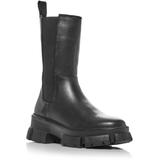 Trixy Mid Calf Chelsea Boots - Black - Aqua Boots