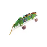 House of Marbles Multi TiddlyTots Large Wooden Pull-Along Crocodile
