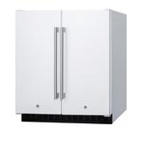 "30"" Wide Built-In Refrigerator-Freezer - Summit Appliance FFRF3075W"