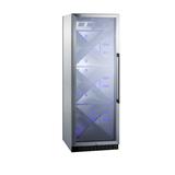 "24"" Wide Single Zone Commercial Wine Cellar - Summit Appliance SCR1401LHXCSS"