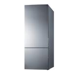 "28"" Wide Bottom Freezer Refrigerator - Summit Appliance FFBF279SS"