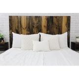Barn Walls Solid Wood Panel Headboard Hanger Wood in White, Size 36.0 H x 2.0 D in | Wayfair FHDW