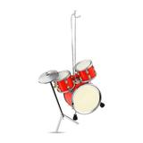 The Holiday Aisle® Drum Set Hanging Figurine Ornament Metal in Red, Size 4.0 H x 3.5 W x 1.5 D in | Wayfair 6514FED82842435EAB9B9296626CC45F