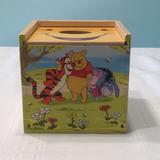 Disney Toys | Disney Winnie The Pooh Wooden Shape Sorting Cube | Color: Yellow | Size: 5 X 5