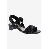 Women's Virtual Sandal by Ros Hommerson in Black Elastic (Size 7 1/2 M)