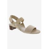 Wide Width Women's Virtual Sandal by Ros Hommerson in Nude Elastic (Size 10 W)