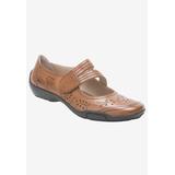 Women's Chelsea Mary Jane Flat by Ros Hommerson in Luggage Tan (Size 8 M)