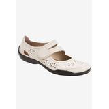 Women's Chelsea Mary Jane Flat by Ros Hommerson in Winter White (Size 7 1/2 M)