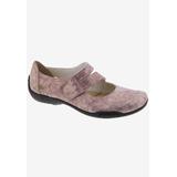 Women's Chelsea Mary Jane Flat by Ros Hommerson in Watercolor Iridescent Leather (Size 8 M)