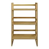 3-Shelf Folding Student Bookcase 20.75" Wide-Natural by Casual Home in Natural