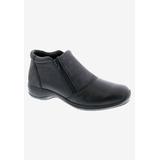 Wide Width Women's Superb Comfort Bootie by Ros Hommerson in Black Leather (Size 7 1/2 W)